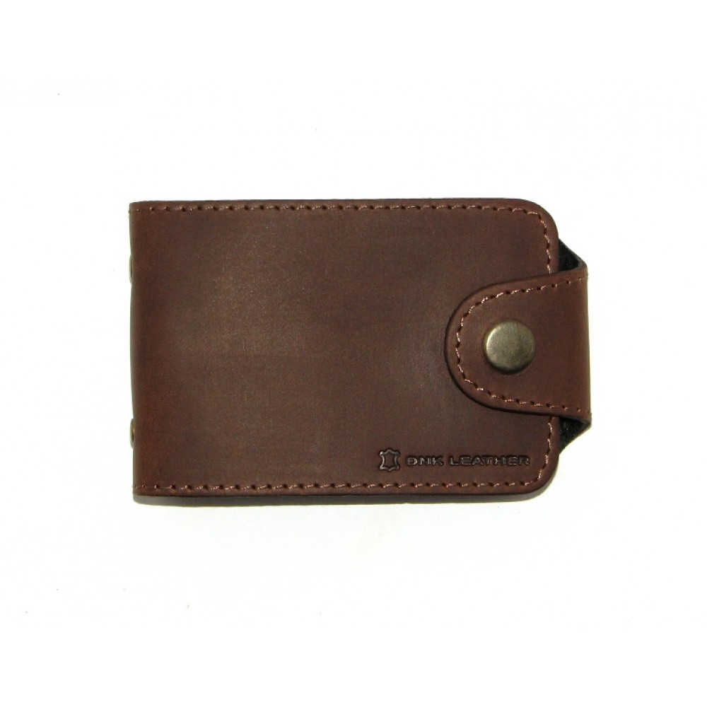 Визитница DNK Leather DNK Cards-H col.F коричневая Визитница DNK Leather DNK Cards-H col.F коричневая