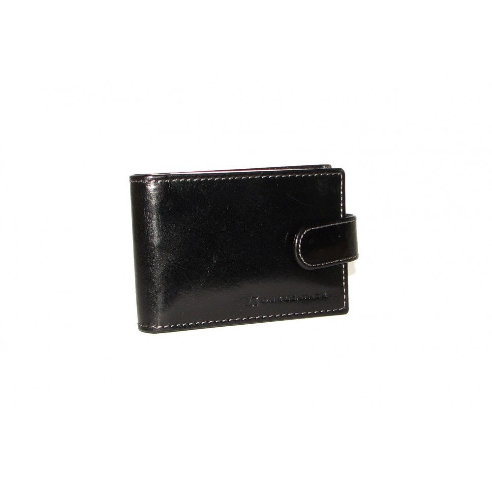 Визитница DNK Leather TW-02-VT BLACK черная