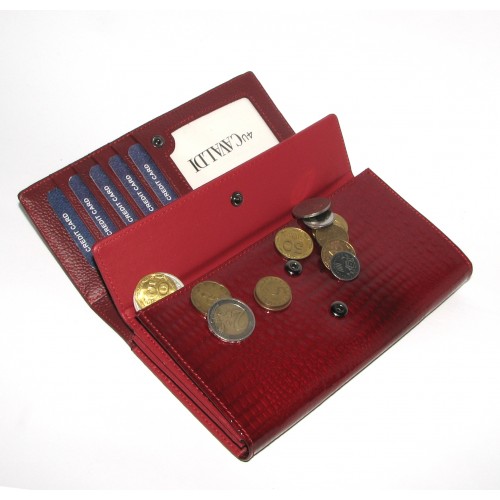 Кошелек женский Cavaldi H22-1-RS RED Кошелек женский Cavaldi H22-1-RS RED
