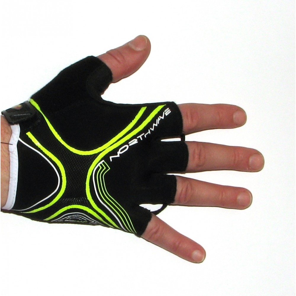Велоперчатки NORTHWAVE C89142001 Black-Yellow S Велоперчатки NORTHWAVE C89142001 Black-Yellow S