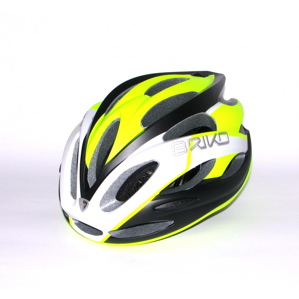 Велошлем Briko FIAMMA Green Fluo M