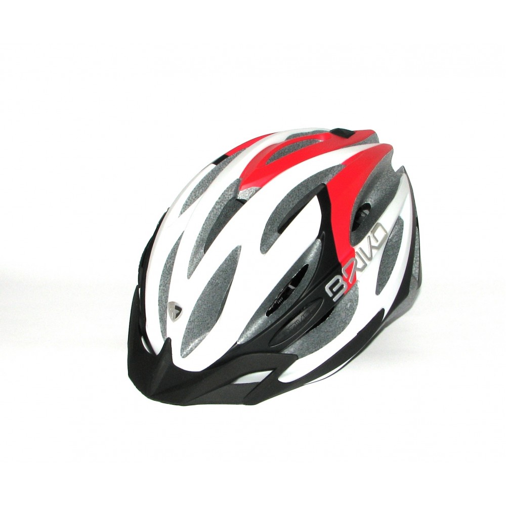 Велошлем Briko SHIRE Wh-Blk-Red M