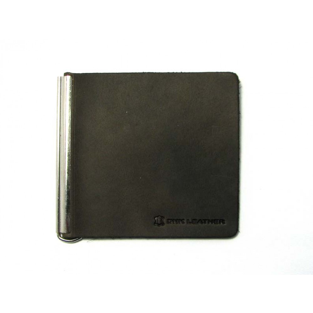 Зажим для денег DNK Leather DNK Зажим пружина-H col.F коричневый