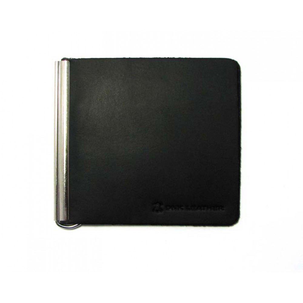 Зажим для денег DNK Leather DNK Зажим пружина-H col.J черный