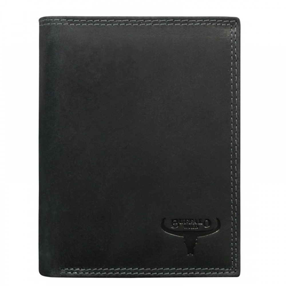 Кошелек мужской Buffalo Wild N4-B-MHU BLACK