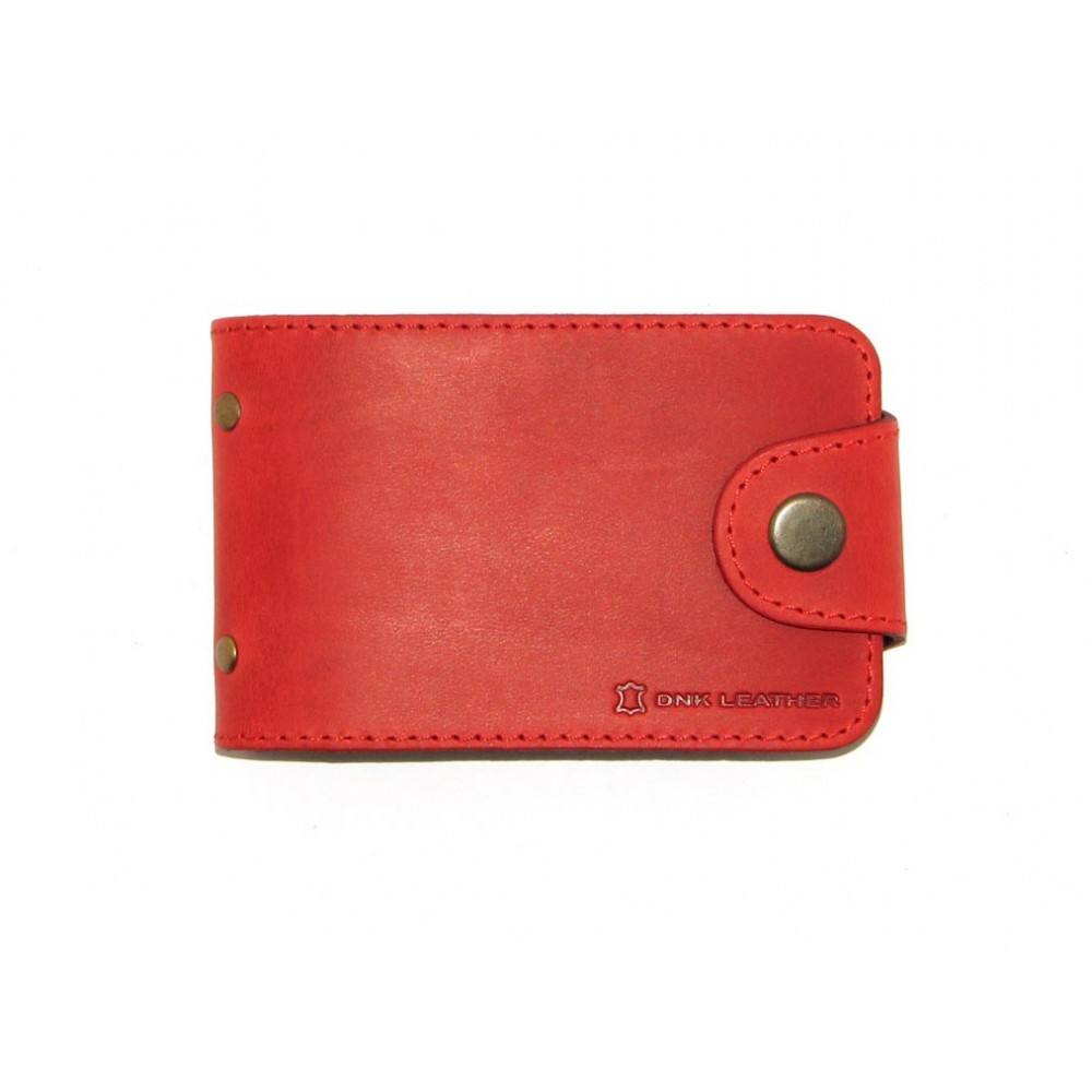 Визитница DNK Leather DNK Cards-H col.H красная Визитница DNK Leather DNK Cards-H col.H красная