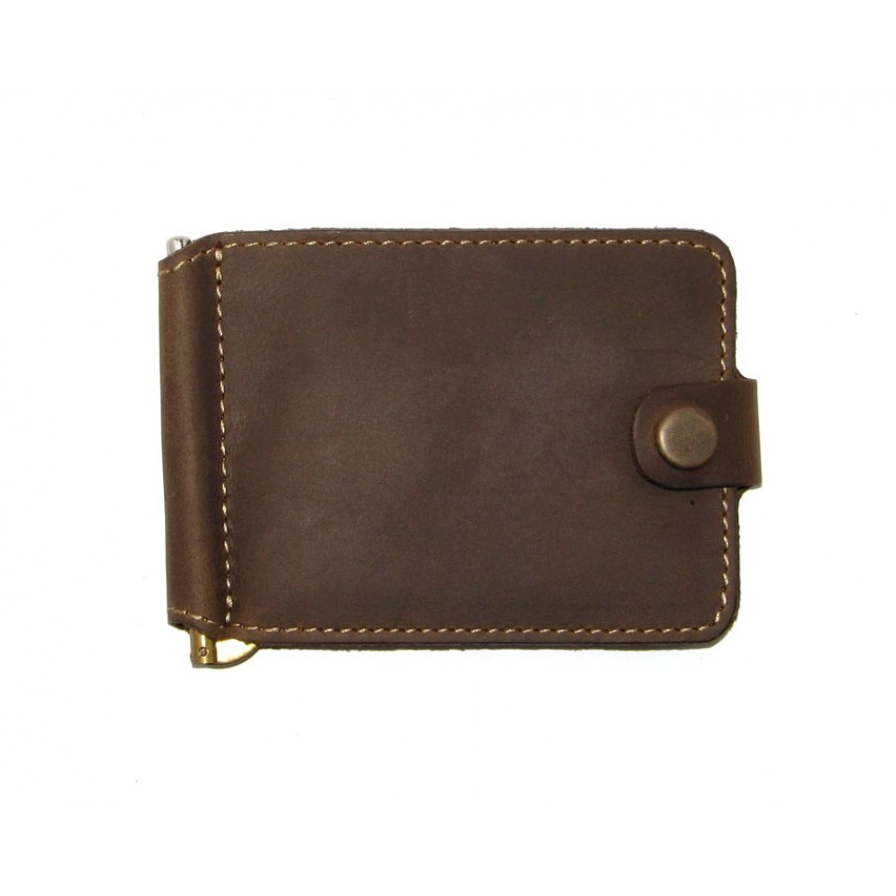 Зажим для денег DNK Leather DNK Зажим-H col.G оливковый