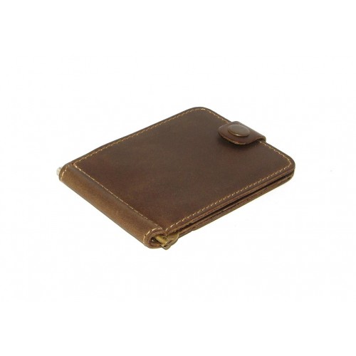Зажим для денег DNK Leather DNK Зажим-H col.G оливковый Зажим для денег DNK Leather DNK Зажим-H col.G оливковый