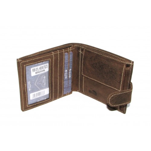 Кошелек мужской Buffalo Wild RM-01L-HBW BROWN Кошелек мужской Buffalo Wild RM-01L-HBW BROWN