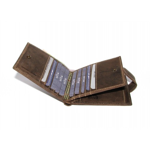 Кошелек мужской Buffalo Wild RM-01L-HBW BROWN Кошелек мужской Buffalo Wild RM-01L-HBW BROWN