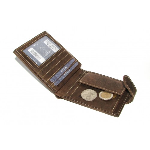 Кошелек мужской Buffalo Wild RM-01L-HBW BROWN Кошелек мужской Buffalo Wild RM-01L-HBW BROWN