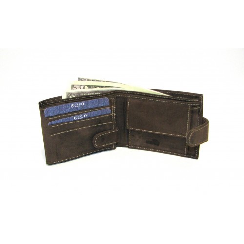 Кошелек мужской Buffalo Wild RM-05L-HBW BROWN Кошелек мужской Buffalo Wild RM-05L-HBW BROWN