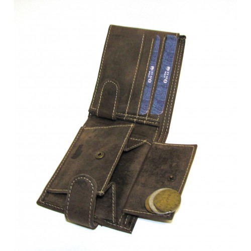 Кошелек мужской Buffalo Wild RM-05L-HBW BROWN Кошелек мужской Buffalo Wild RM-05L-HBW BROWN