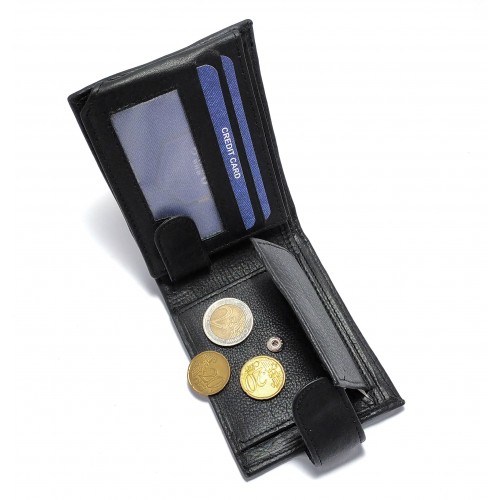 Кошелек мужской DNK Leather N035L-CCF BLACK Кошелек мужской DNK Leather N035L-CCF BLACK