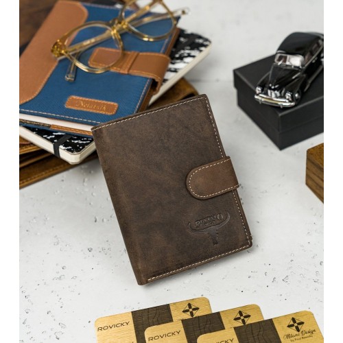 Кошелек мужской Buffalo Wild RM-06L-HBW BROWN Кошелек мужской Buffalo Wild RM-06L-HBW BROWN