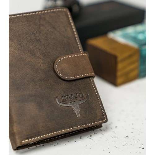Кошелек мужской Buffalo Wild RM-06L-HBW BROWN Кошелек мужской Buffalo Wild RM-06L-HBW BROWN