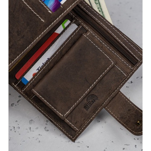 Кошелек мужской Buffalo Wild RM-06L-HBW BROWN Кошелек мужской Buffalo Wild RM-06L-HBW BROWN