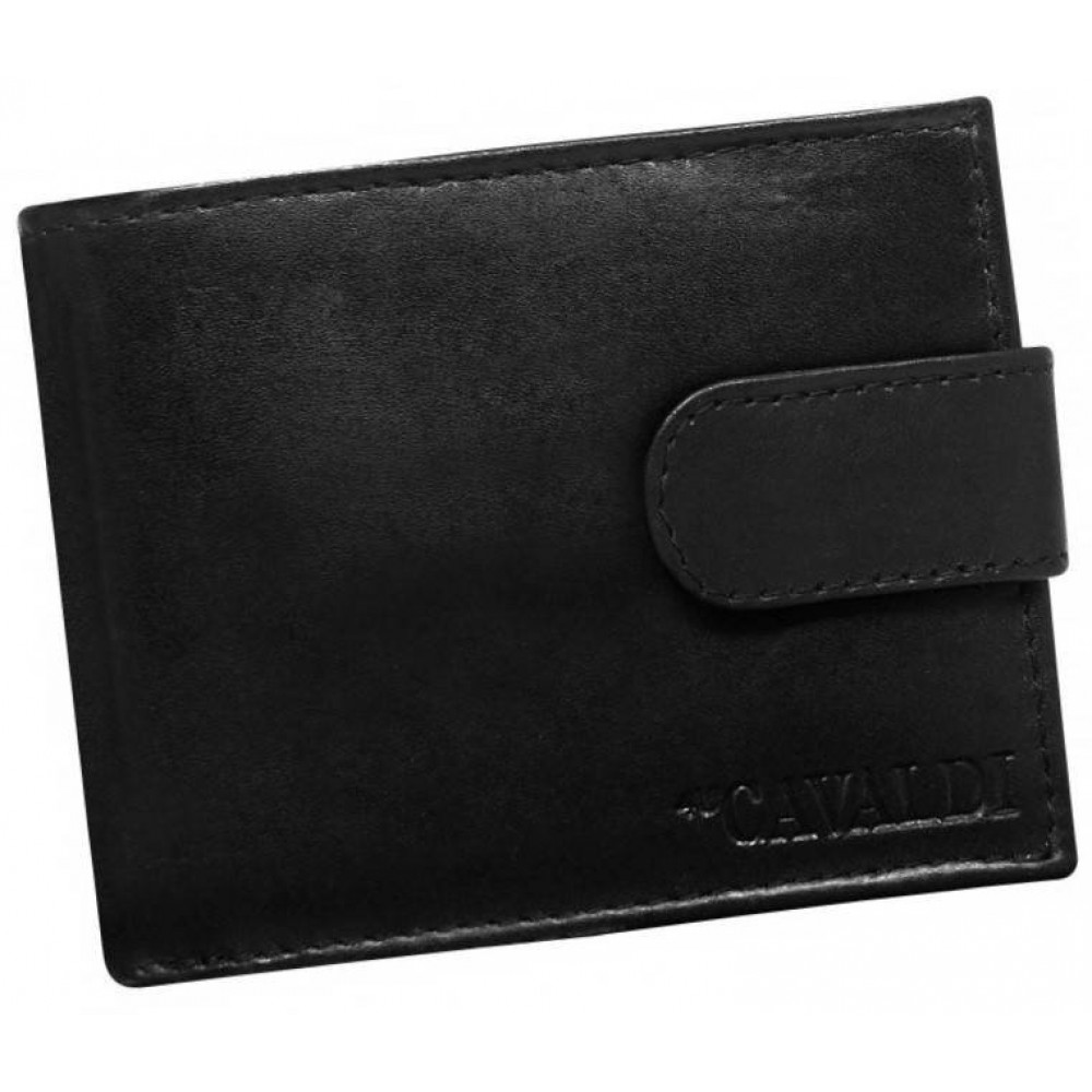 Кошелек мужской Cavaldi N0035L-SCR-CAV BLACK