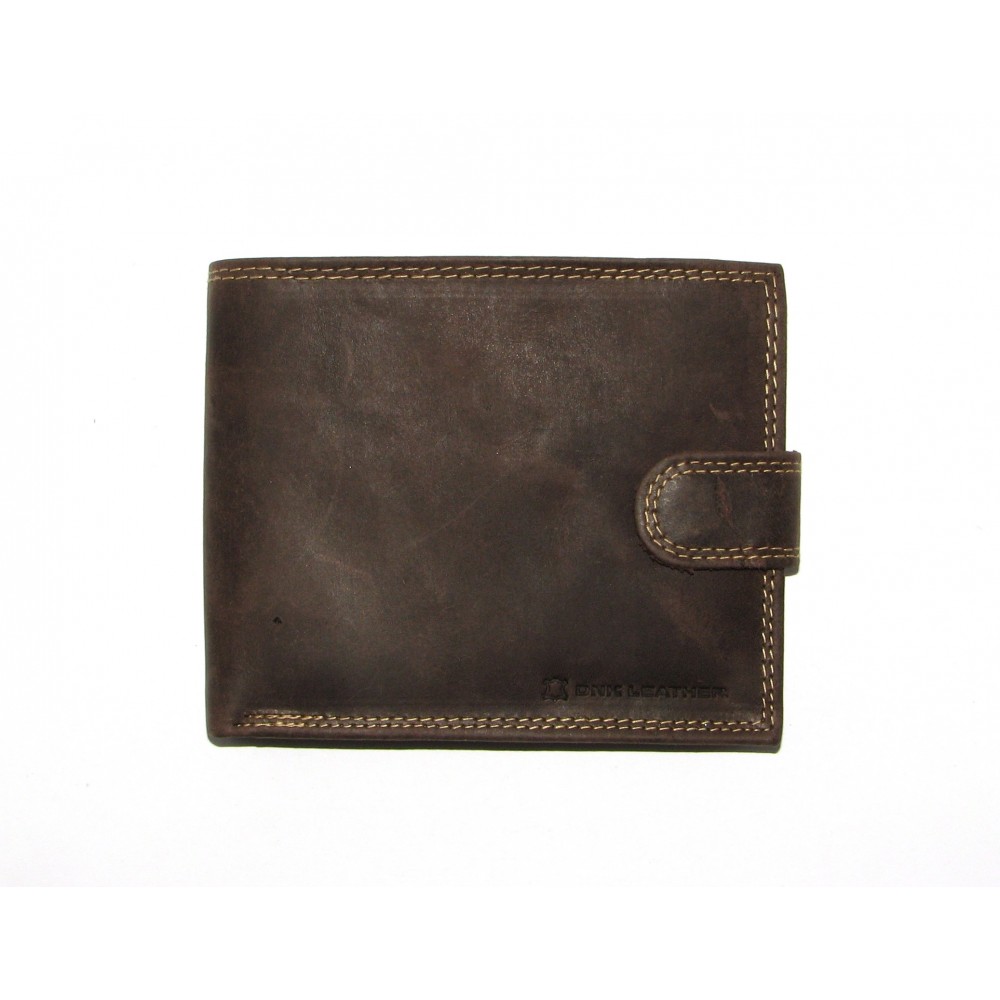 Кошелек мужской DNK Leather N992L-CHM BROWN коричневый