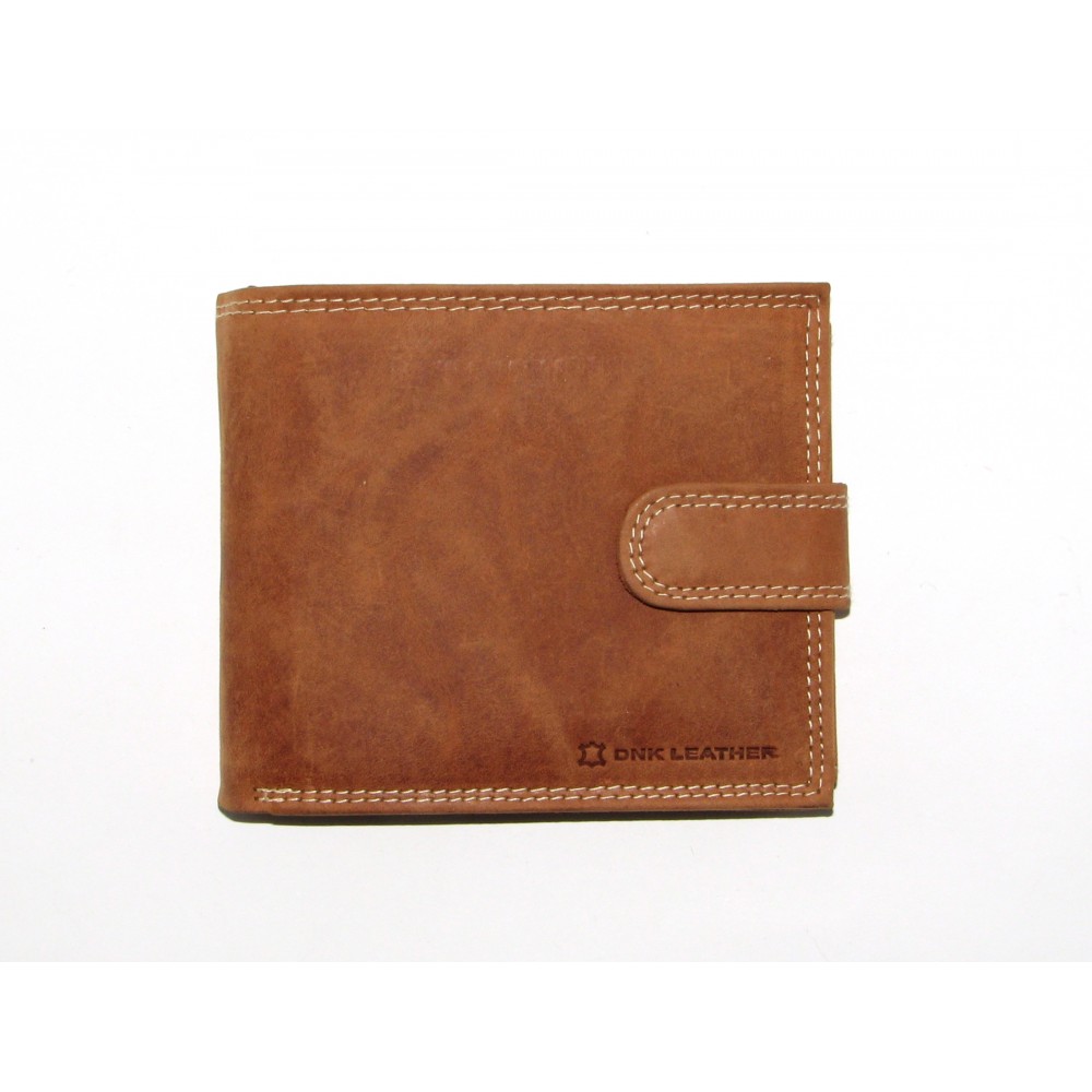Кошелек мужской DNK Leather N992L-CHM COGNAC