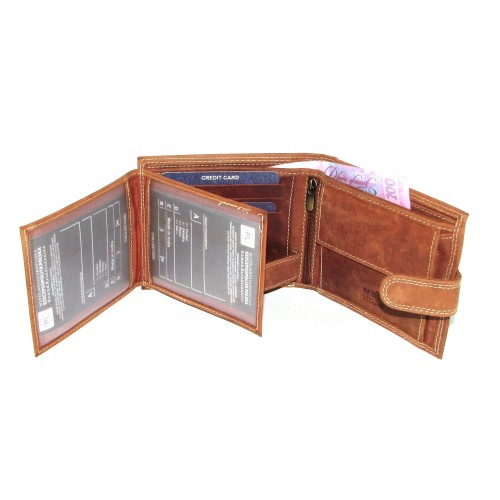 Кошелек мужской DNK Leather N992L-CHM COGNAC Кошелек мужской DNK Leather N992L-CHM COGNAC