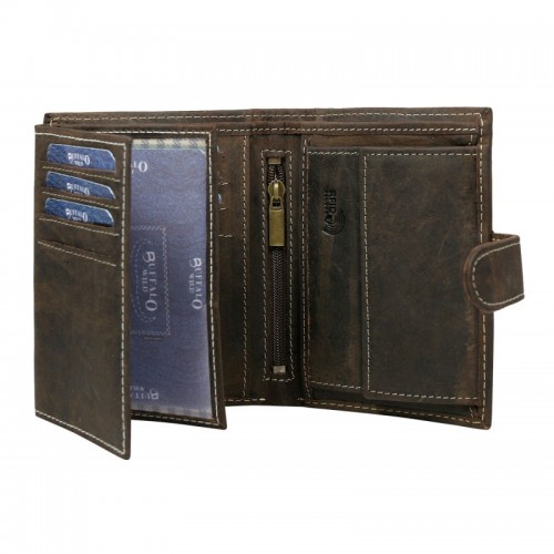 Кошелек мужской Buffalo Wild RM-03L-HBW BROWN Кошелек мужской Buffalo Wild RM-03L-HBW BROWN