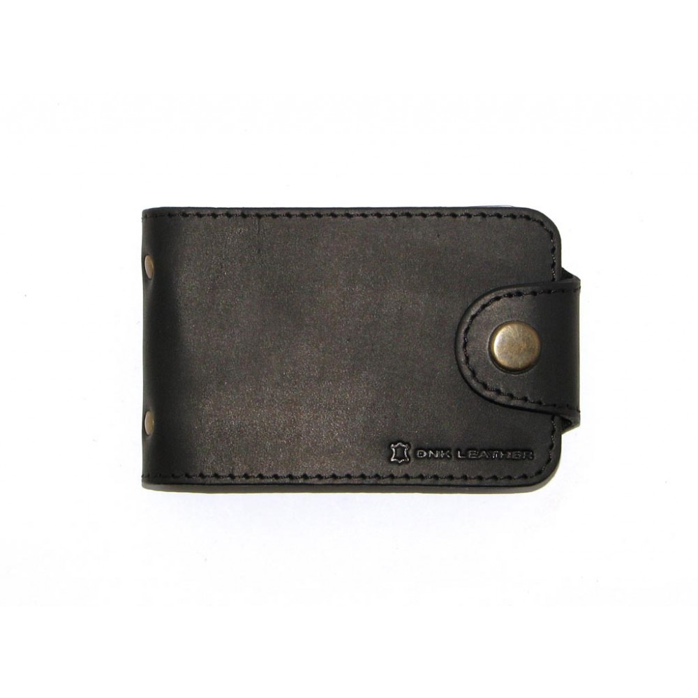 Визитница DNK Leather DNK Cards-H col.J черная Визитница DNK Leather DNK Cards-H col.J черная
