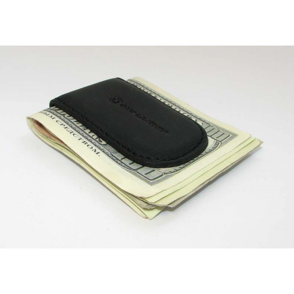 Зажим для денег DNK Leather DNK Klip magnes-H col.J черный