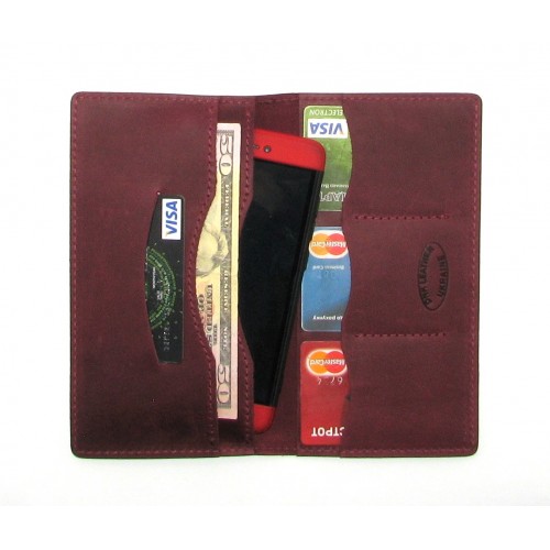 Кошелек DNK Leather DNK Big Purse col.L коричневый Кошелек DNK Leather DNK Big Purse col.L коричневый
