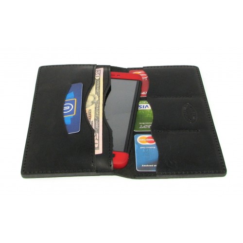 Кошелек DNK Leather DNK Big Purse col.J черный Кошелек DNK Leather DNK Big Purse col.J черный